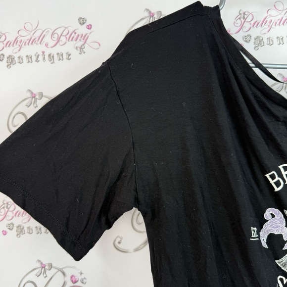 Joe Fresh Disney T-shirt hocus pocus brim squad shirt Black Disney Graphic Tee - Picture 5 of 9